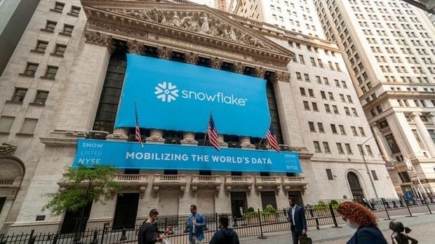 IPO Snowflake прошло лучше ожидаемого, став крупнейшим в истории IPO программного обеспечения