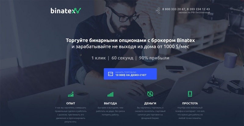 Обзор лживого брокера Binatex. Не советуем связываться! Отзывы.