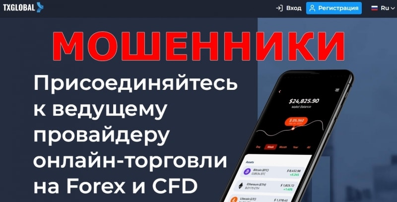 TXGlobal — отзывы о брокере txglobal.com