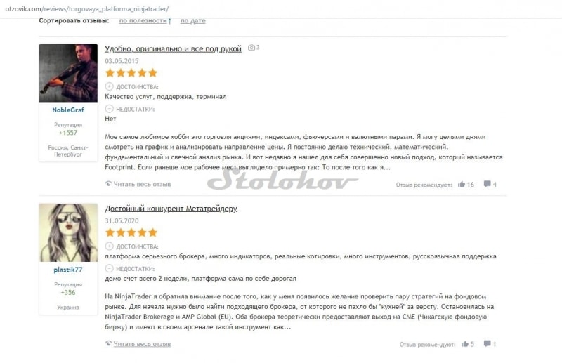 NinjaTrader: отзывы о брокере и обзор платформы