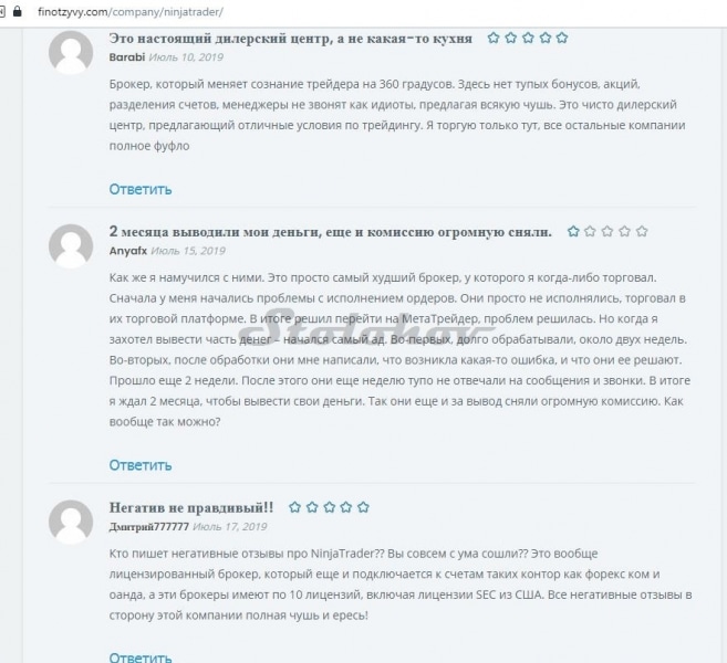 NinjaTrader: отзывы о брокере и обзор платформы