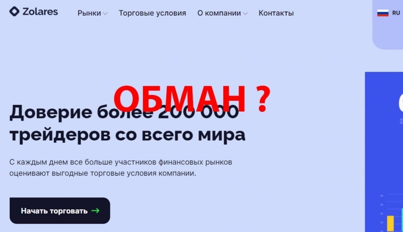 Обзор сомнительного брокера Zolares. Доверяем или сливаем? Отзывы.