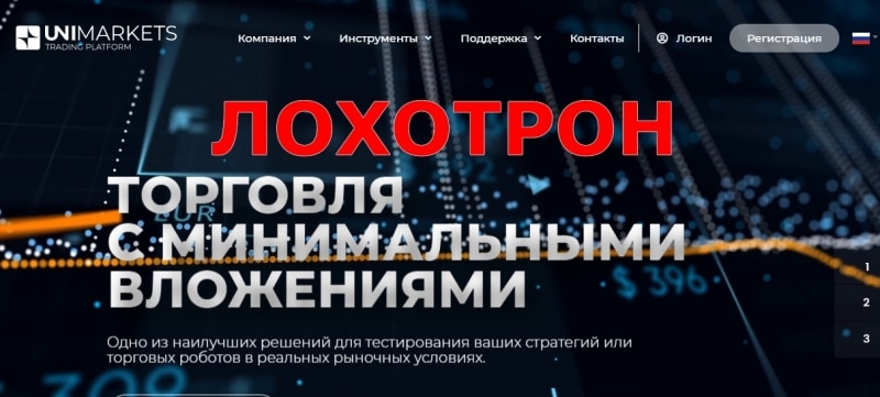 UNI Markets — отзывы о брокере uni-markets.com