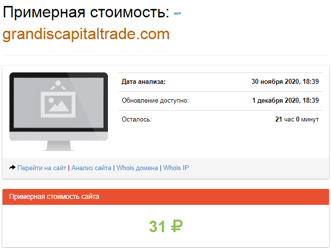 Форекс-брокер или лохотрон: обзор Grandis Capital Trade и отзывы клиентов