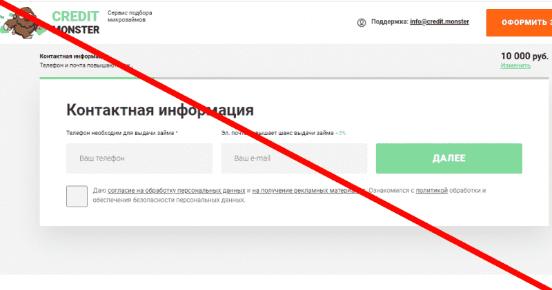 Credit Monster отзывы о компании — https credit monster