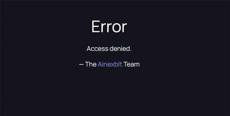 Остерегаемся. Ainexbit (ainexbit.com) — криптовалютная биржа от жадных аферистов. Можно ли вернуть финансы. Отзывы