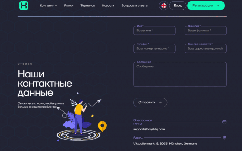 Обзор торговой площадки Hayst DQ и отзывы клиентов: как вернуть деньги?