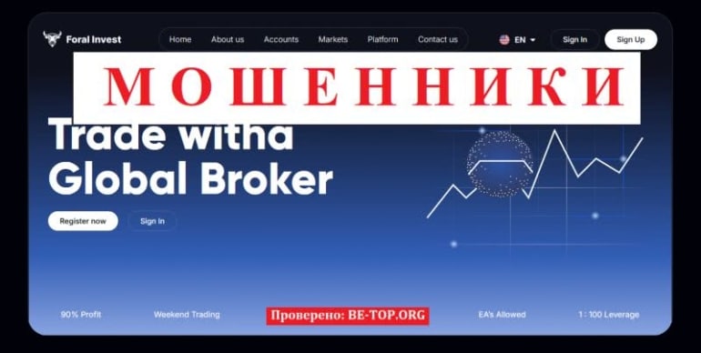 Опасные мошенники из Foral Invest - отзывы клиентов, обзор сайта